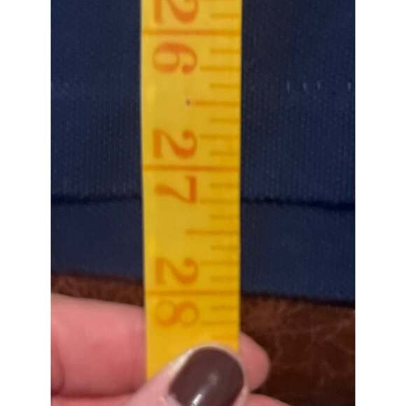 Polo Ralph Lauren Classic Fit M Mens Navy Polo Shirt Red Collar Cotton - Picture 4 of 7